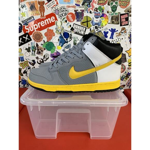 Size 9 - Nike Dunk Premium High Gray 100% Authentic Rep Box main image 4